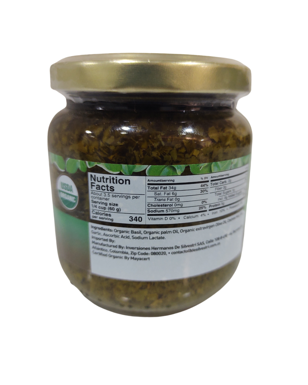 Pesto orgánico x 200 g