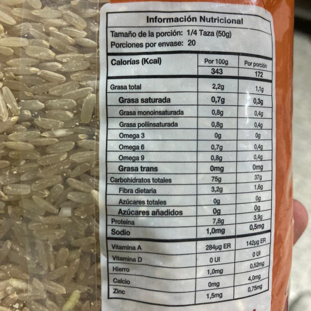 Arroz Integral Empacado x Kg