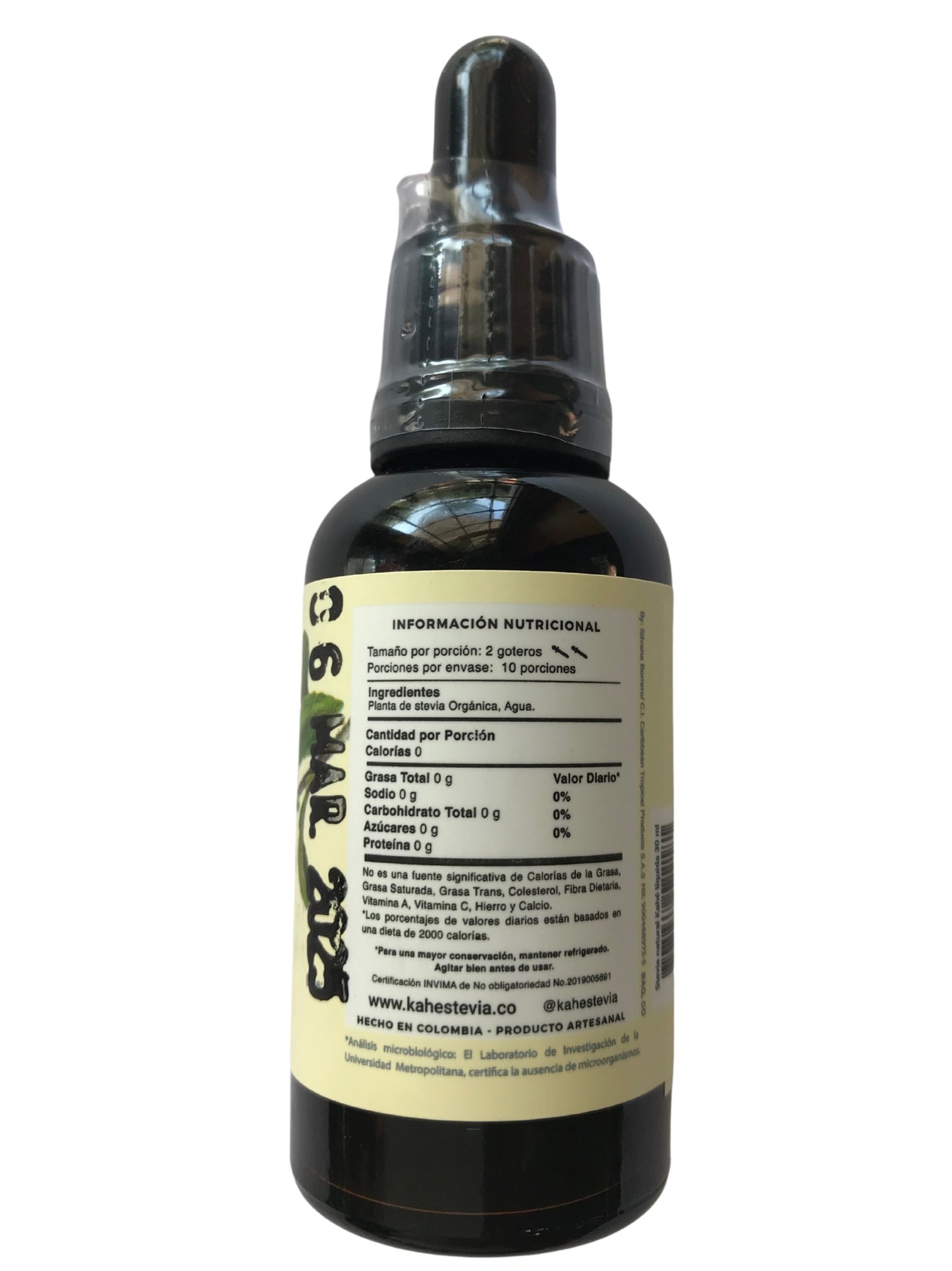 Stevia Líquida Natural x 30 ml (KAHÉ)