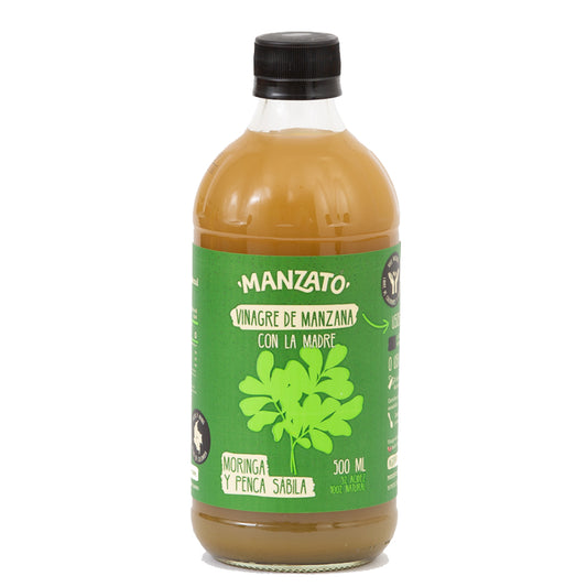 Vinagre de Manzana con Moringa y Sábila x 500 ML
