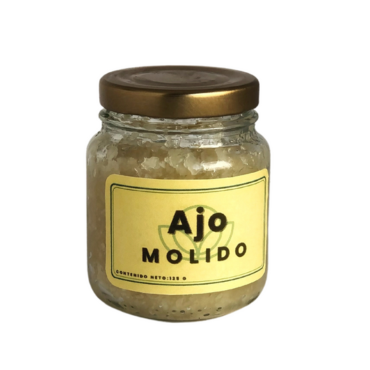 Ajo Molido Fresco Orgánico x 100g