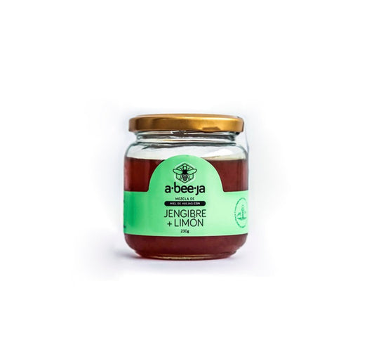Miel de Abeja con Jengibre + Limón