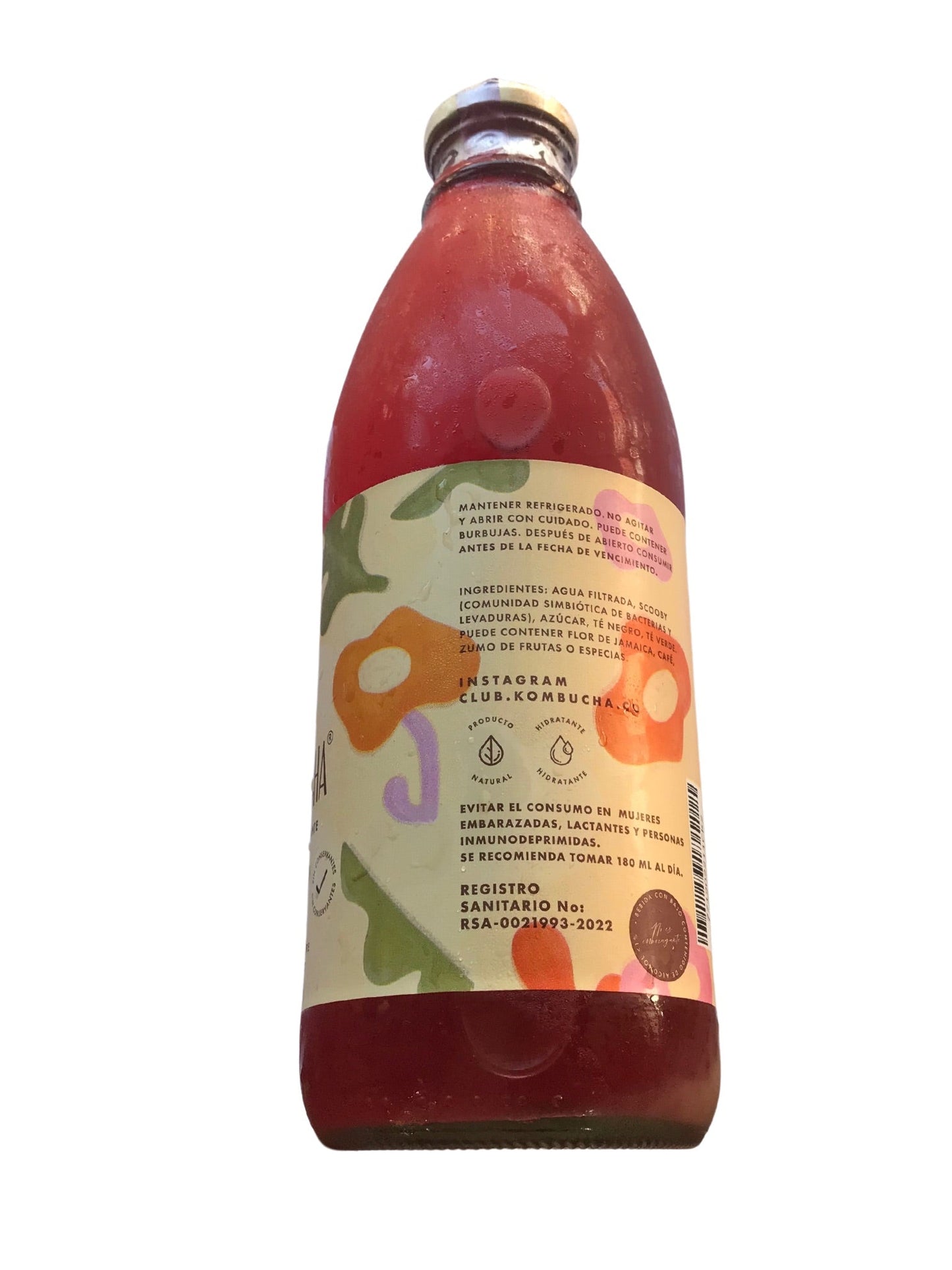 Kombucha Fresa x 1000 ml