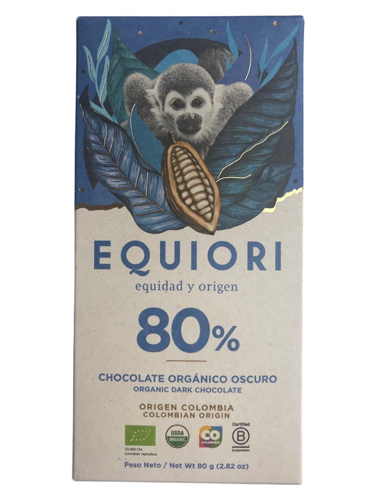 Chocolate Orgánico 80%