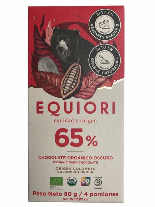 Chocolate Orgánico 65%