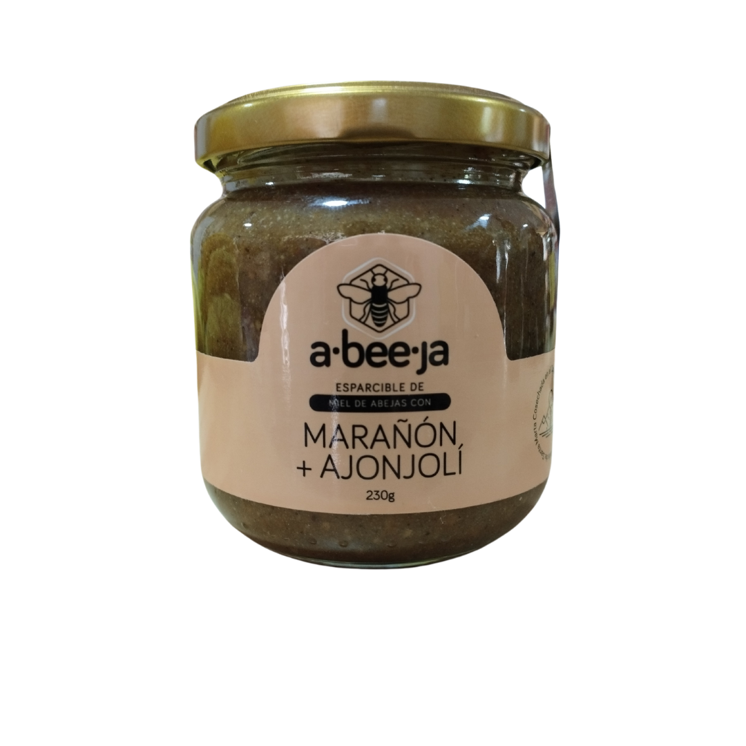 Miel de Abeja con Marañón + Ajonjoli