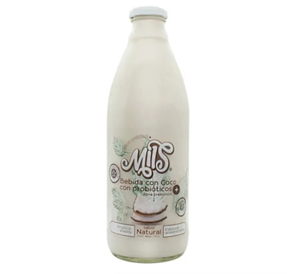 Yogurt de Coco Bebible Natural (Pre-Probiótico) x 1 Litro