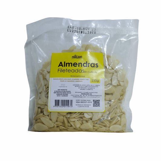 Almendras fileteadas x 250 g